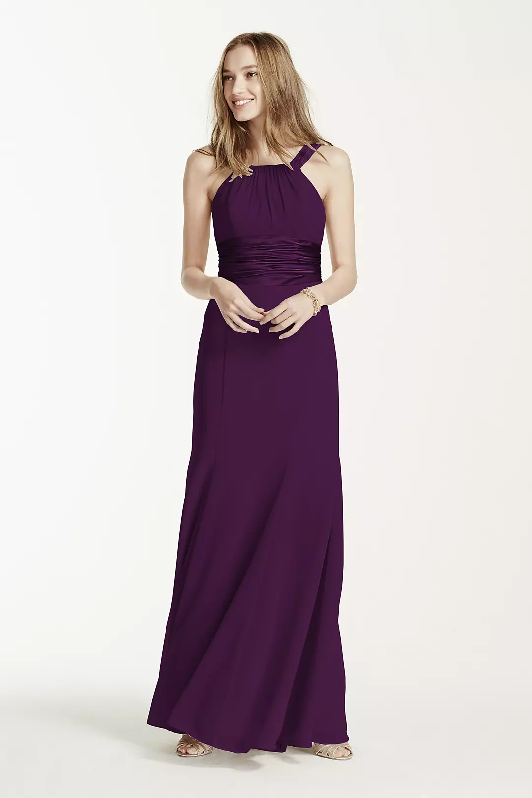 Chiffon and Charmeuse Dress - Image 4