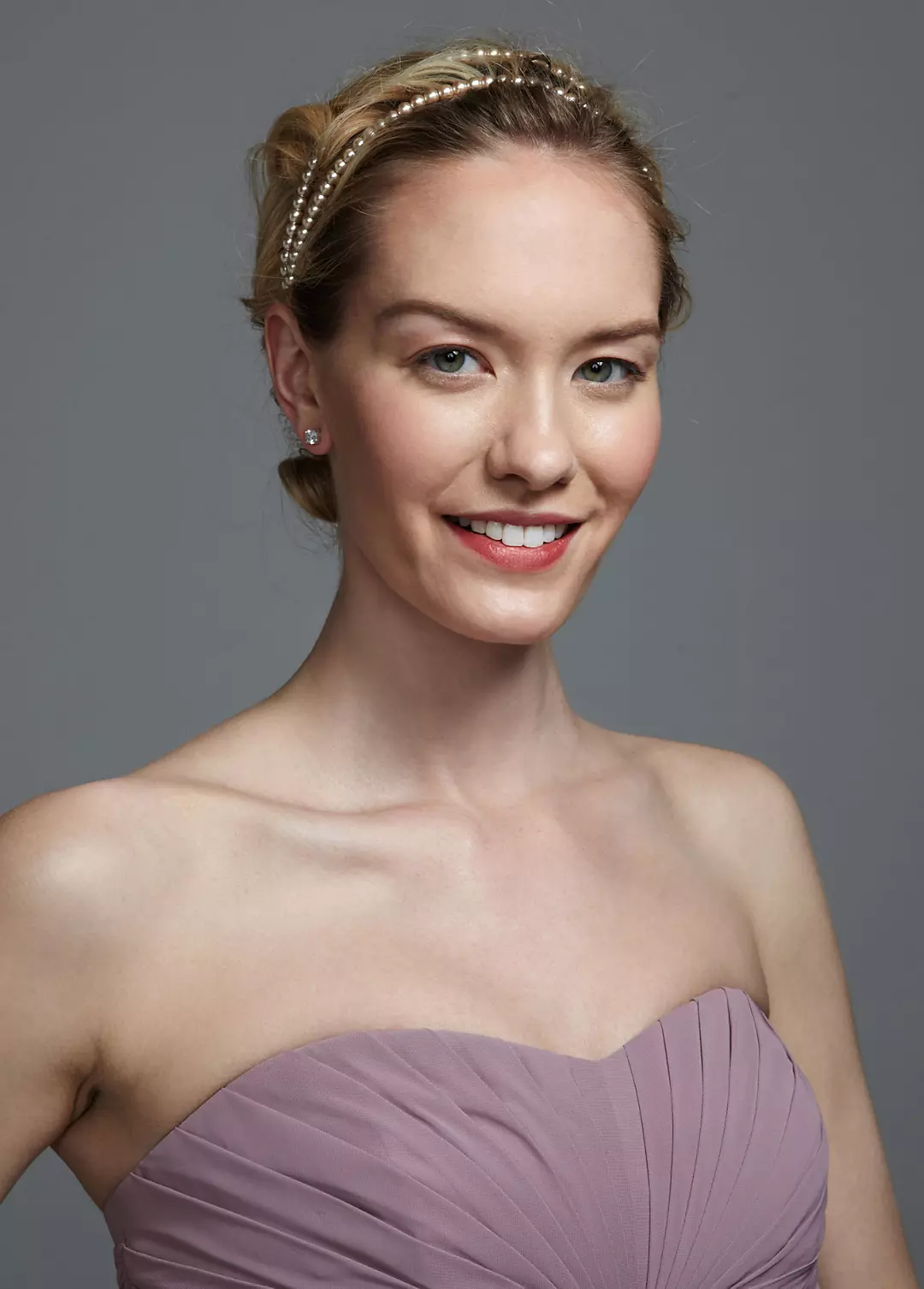 Double Strand Pearl Headband - Image 3