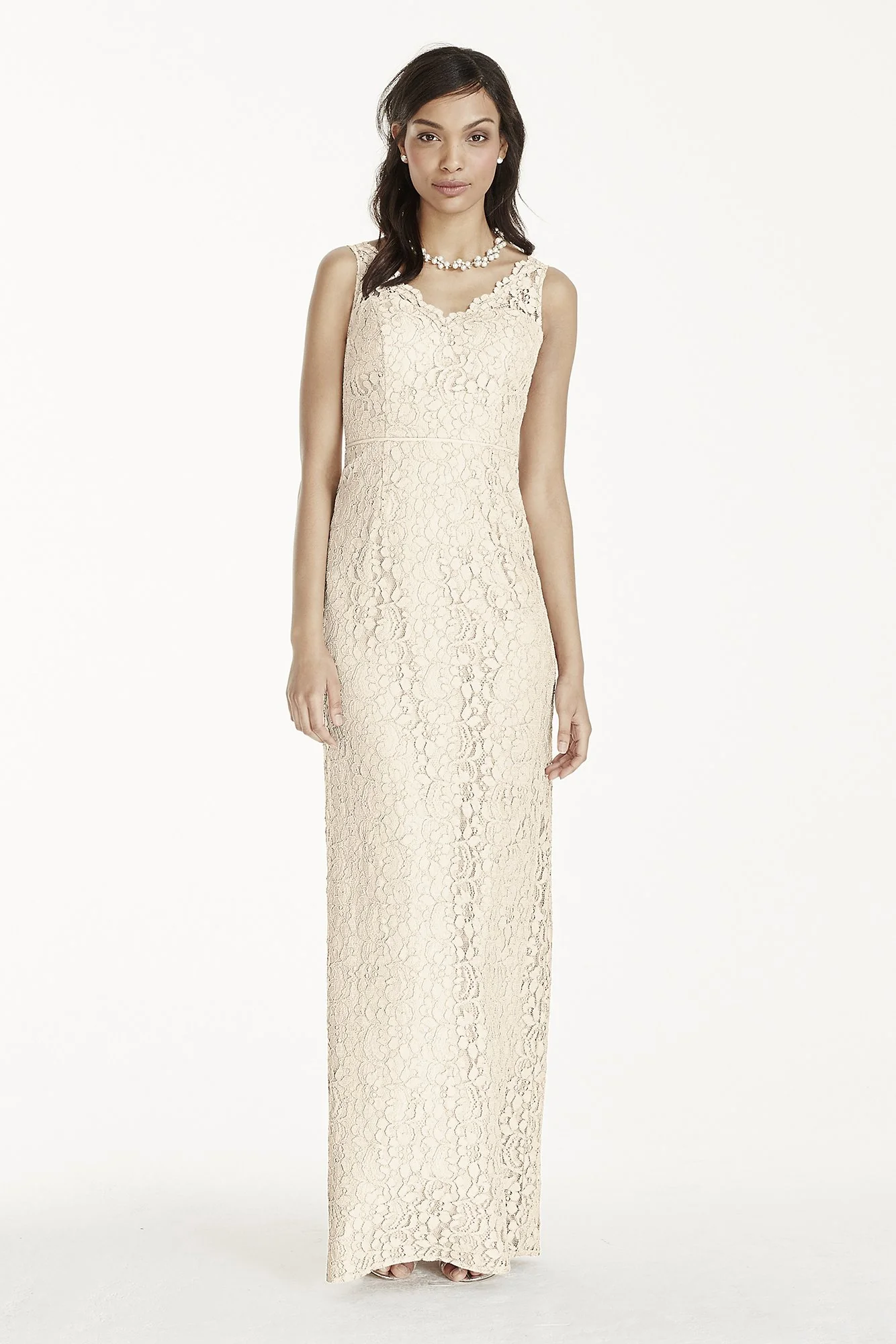 Extra Length Lace Tank Dress - Image 19