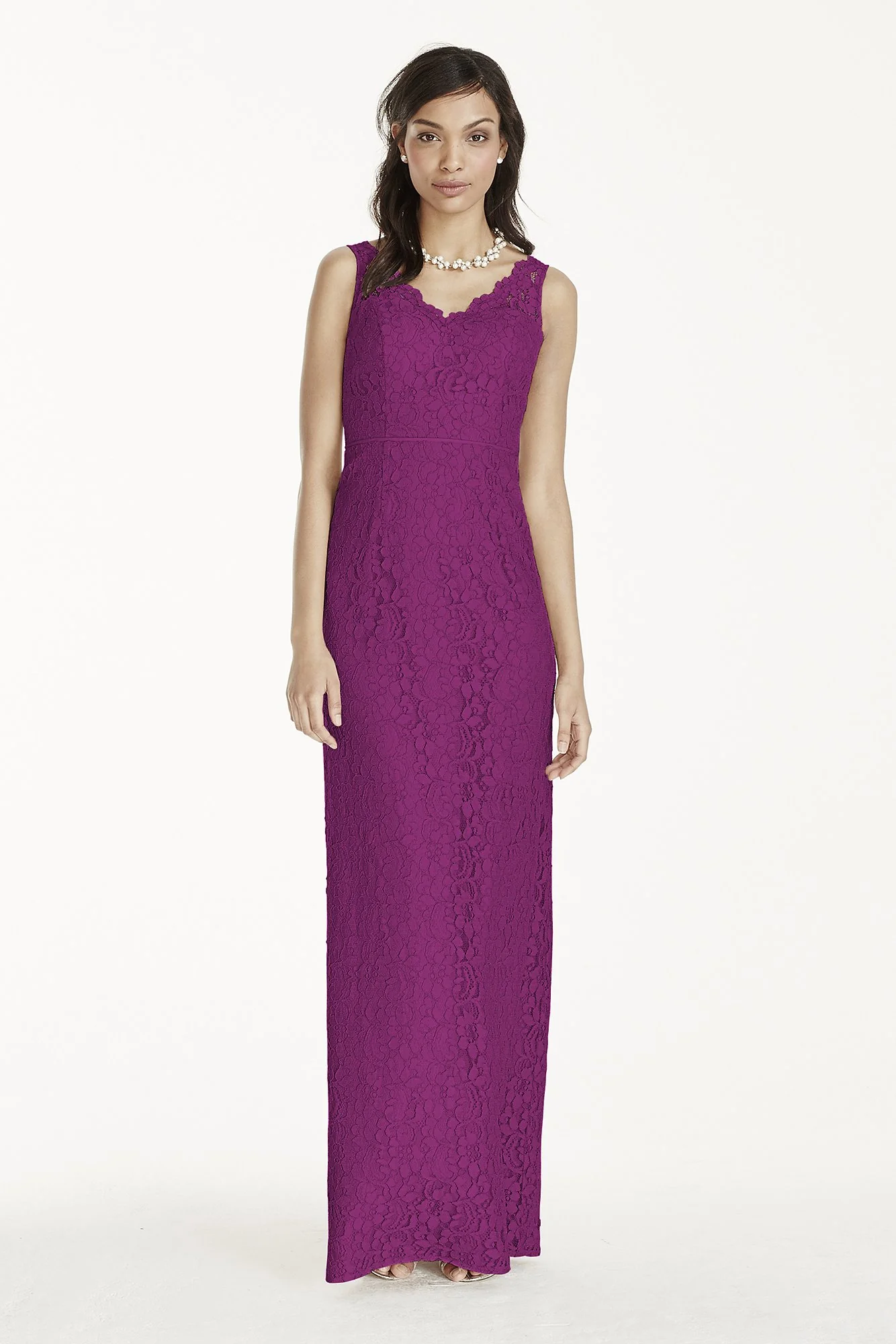 Extra Length Lace Tank Dress - Image 25