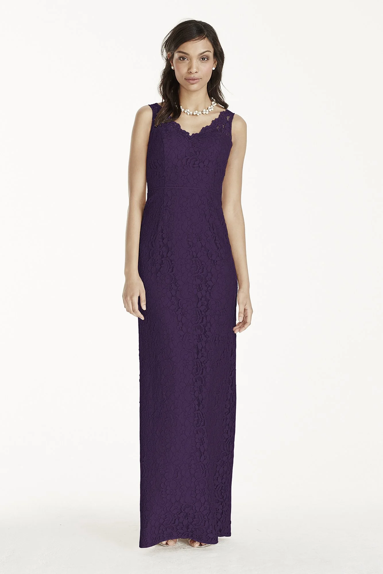 Extra Length Lace Tank Dress - Image 29