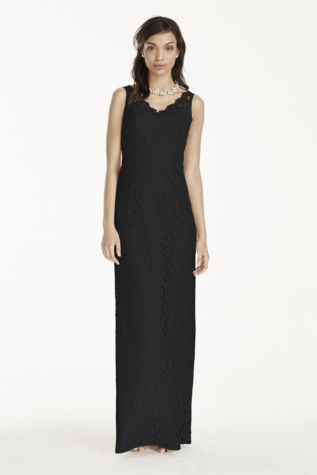 Extra Length Lace Tank Dress - Image 30