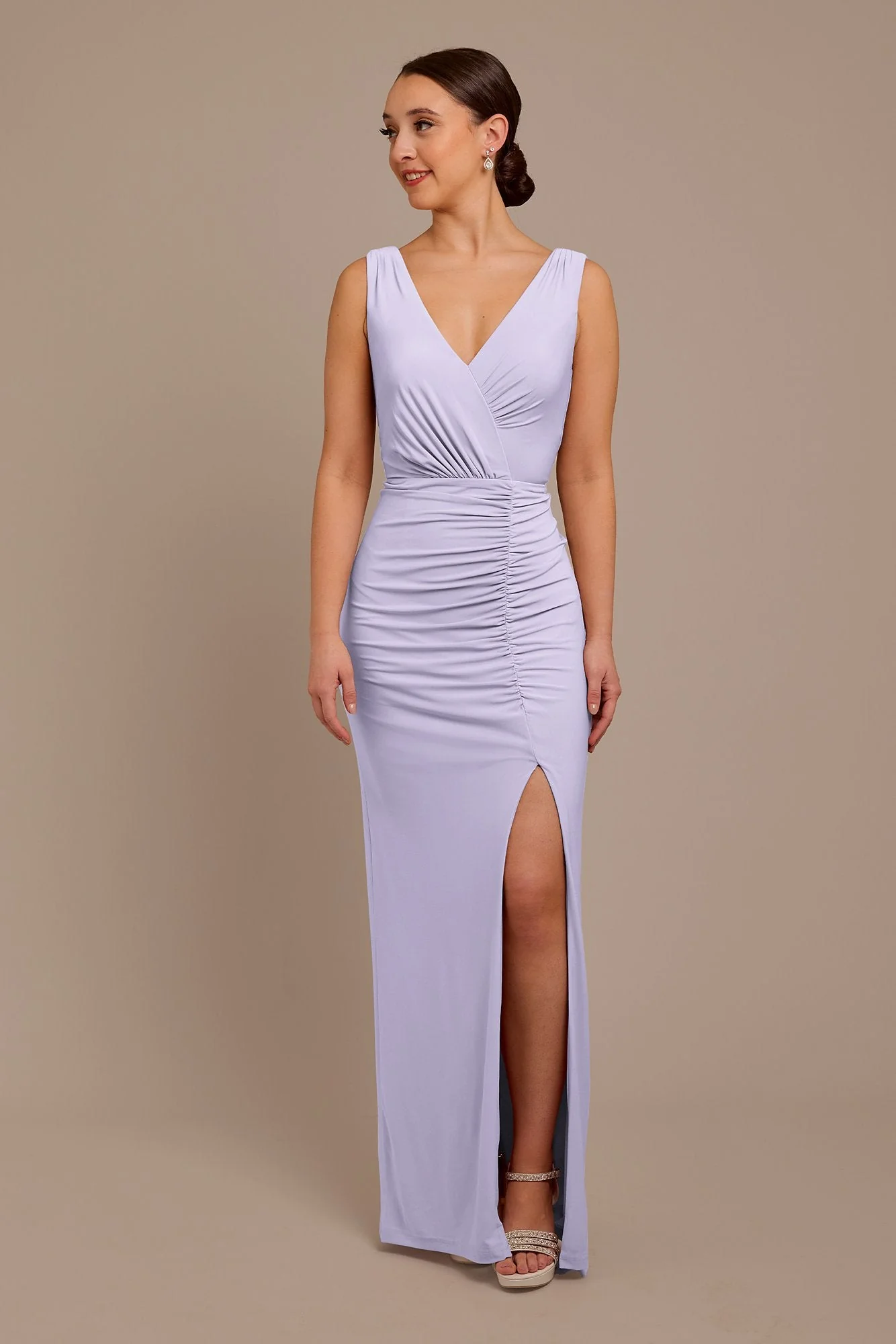Jersey Tank Ruched Dress - Image 12