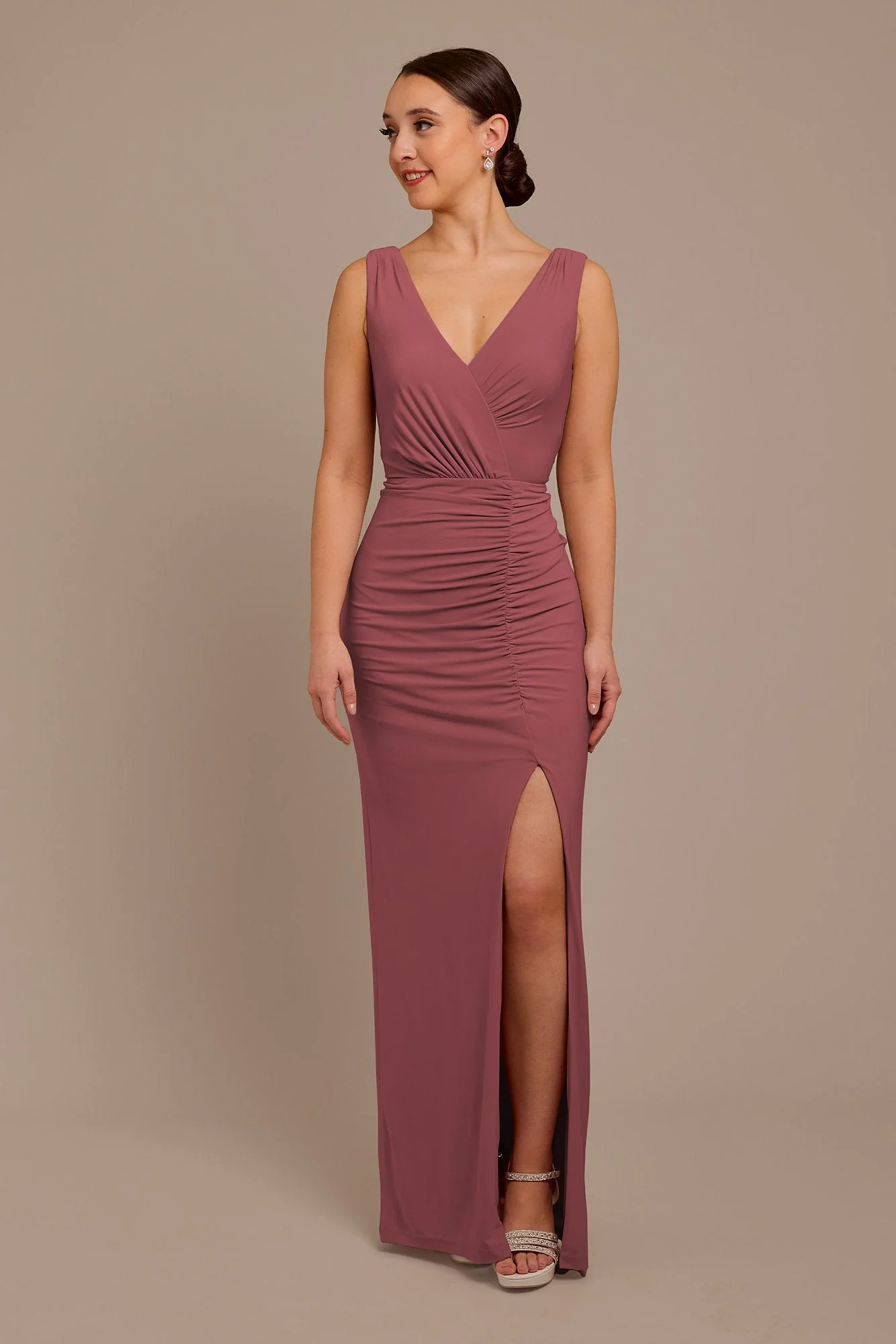 Jersey Tank Ruched Dress - Image 14