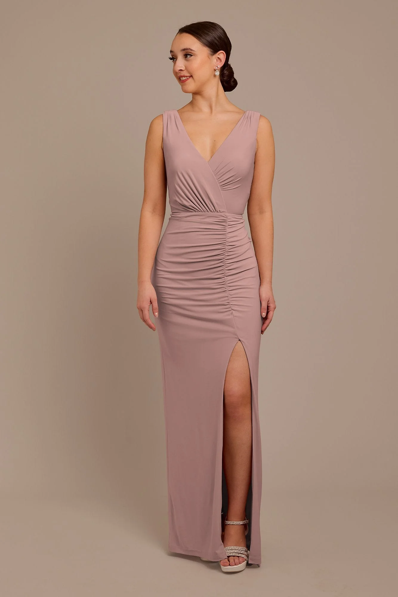 Jersey Tank Ruched Dress - Image 16