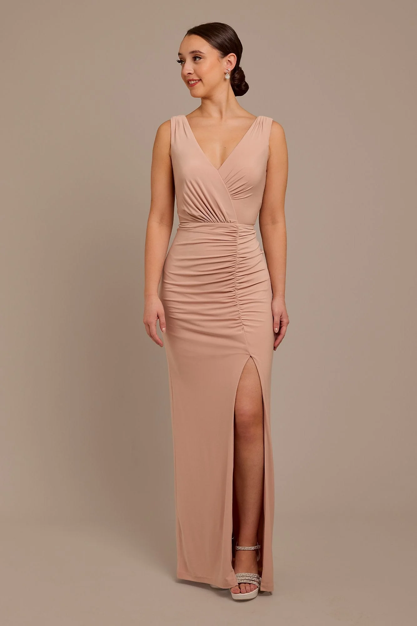 Jersey Tank Ruched Dress - Image 18