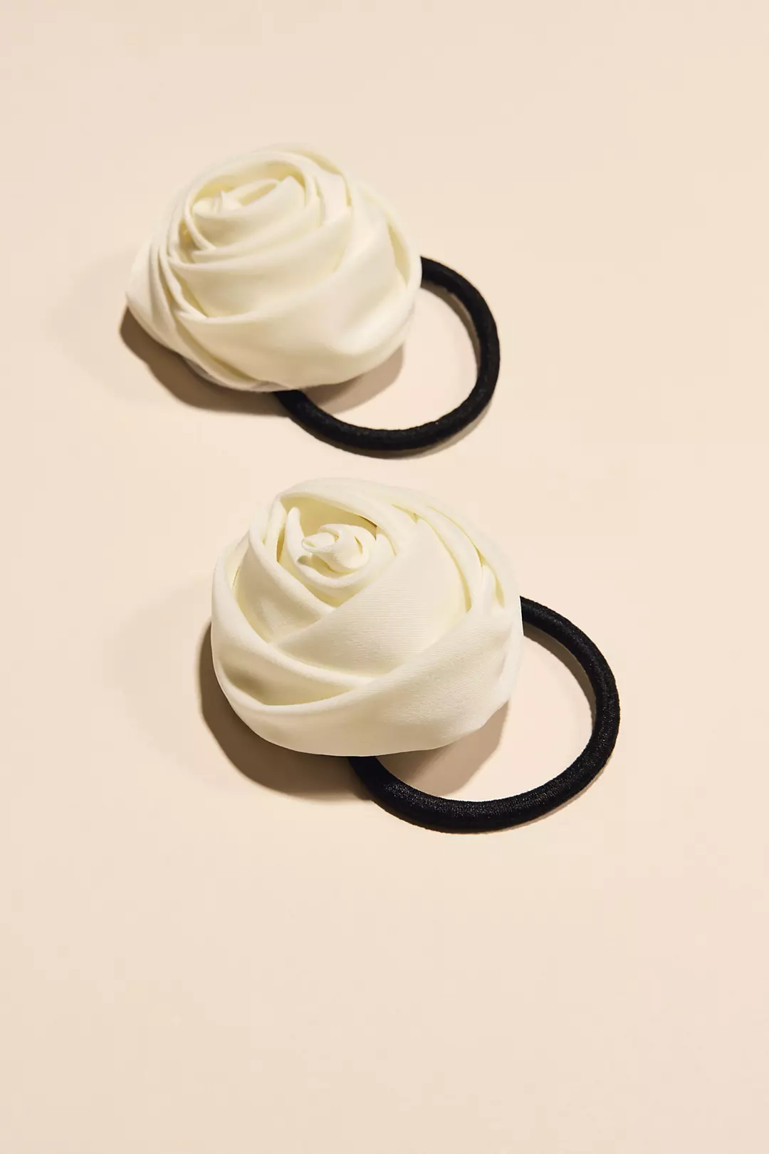 Satin Rosette Hair Tie Set - Image 3